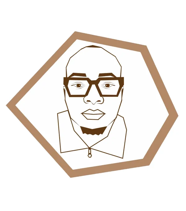 Illustrated portrait of Lebo Mafoko Illustrated portrait of Lebo Mafoko